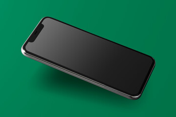 empty phone screen with design space