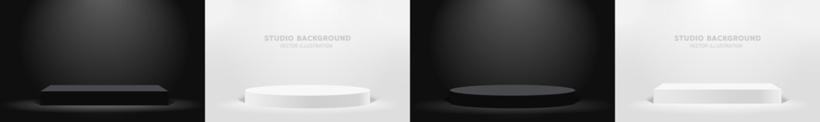 platform or empty pedestal. podium for product. vector