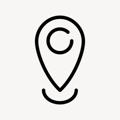 Poster - Location icon local business symbol