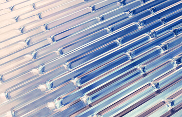 Poster - Abstract futuristic Technology background with iridescent texture. 3d rendering.