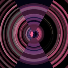 Purple Black Circular Abstract Background With Circles