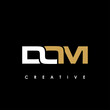 DOM Letter Initial Logo Design Template Vector Illustration