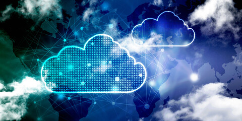 Poster - 2d rendering technology Cloud computing 