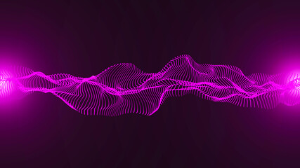 Aufkleber - Optical fibers.  Big data background vizualisation. 3d rendering.