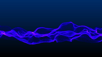 Aufkleber - Optical fibers.  Big data background vizualisation. 3d rendering.