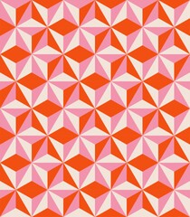 Geometric shapes abstract colorful seamless pattern