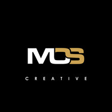 MOS Letter Initial Logo Design Template Vector Illustration