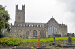 Cathedral of Sta. Mary with celtic cross in front, Limerick, Ireland