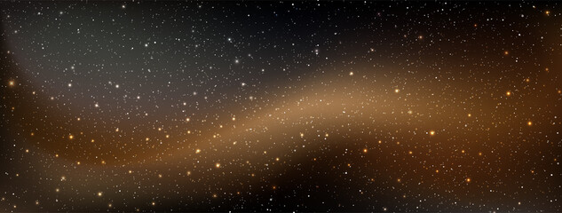 Wall Mural - a high quality astrology horizontal background galaxy illustration with nebula cosmos with stardust 