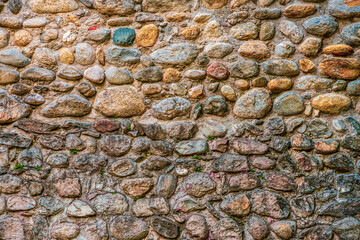 An old stone wall, background stone.