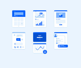 Poster - ui and ux icons set for personal and business use. vector illustration icons for graphic and web des