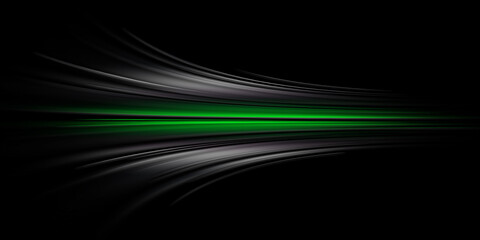 Leinwandbilder - Gray and green speed abstract technology background