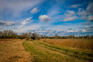 landscape with sky and clouds