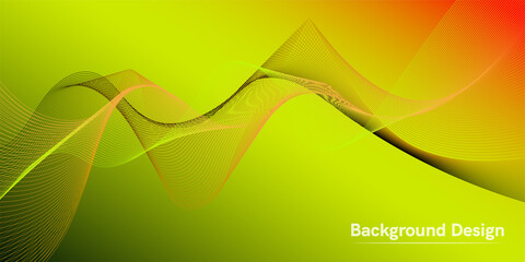 Fototapete - The wave of the many-colored lines. Creative line art. Vector illustration EPS 10. Design elements created using the Blend Tool. Curved smooth tape