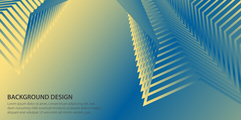 Poster - Abstract background with moving geometric shape effect. Vector Illustration EPS10.
