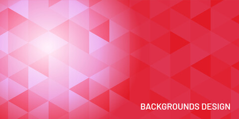 Fototapete - Geometric Seamless Background Triangles Colorful Pattern