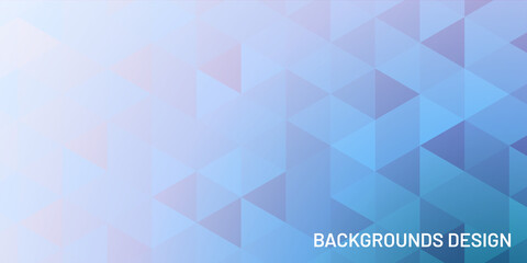 Fototapete - Geometric Seamless Background Triangles Colorful Pattern