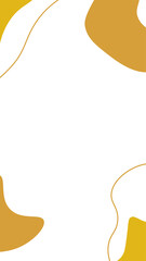 Poster - Liquid shape story template. Mobile vertical abstract banner.