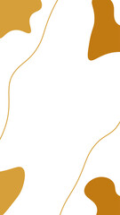 Poster - Liquid shape story template. Mobile vertical abstract banner.