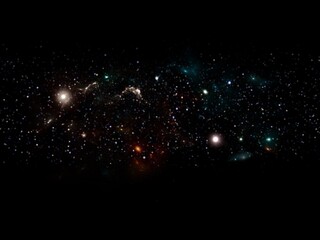 Wall Mural - Colorful graphics for background, like water waves, clouds, night sky, universe, galaxy.. 