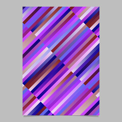 Poster - Trendy abstract geometrical modern stripe page background template
