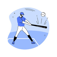 Poster - Baseball abstract concept vector illustration.