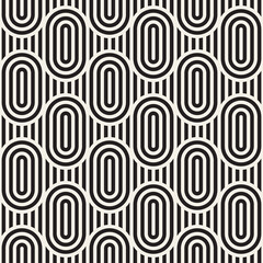Wall Mural - Vector seamless pattern. Modern stylish abstract texture. Repeating geometric tiles