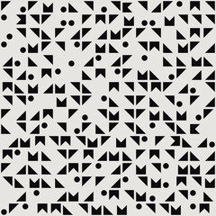 Aufkleber - black shapes and white background. vector same abstract flags and circles.