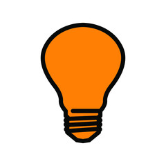 Illustration Vector graphic of  bulb icon