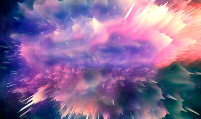 Wall Mural - Background of hand drawn Abstract explosion advertisement