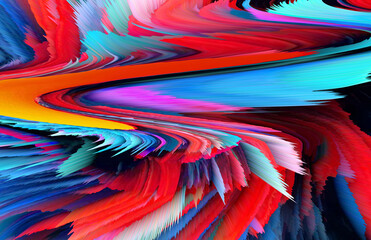 Wall Mural - Abstract explosion advertising background