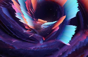 Wall Mural - Abstract explosion advertising background