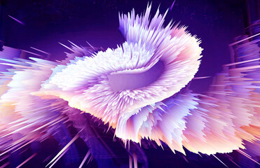 Wall Mural - Abstract explosion advertising background