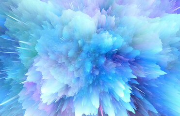 Wall Mural - Abstract explosion advertising background