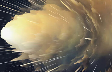 Wall Mural - Abstract explosion advertising background