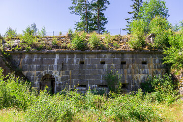 Wall Mural - Rampart to has become overgrown by nature