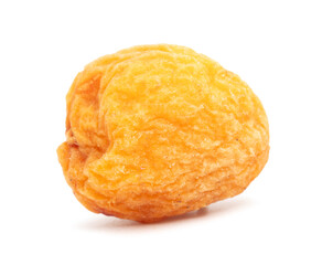 Sticker - One dried apricot isolated on a white