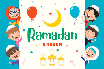 hand drawn illustration for ramadan kareem and islamic culture