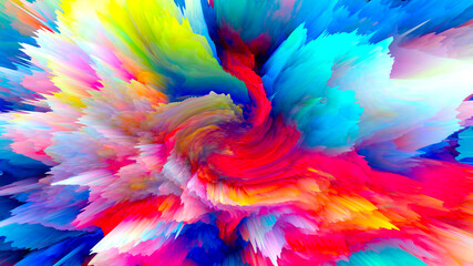 Wall Mural - Abstract and cool background of the universe explosion