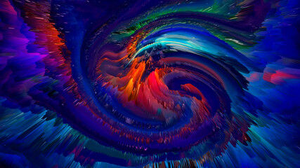 Wall Mural - Abstract and cool background of the universe explosion