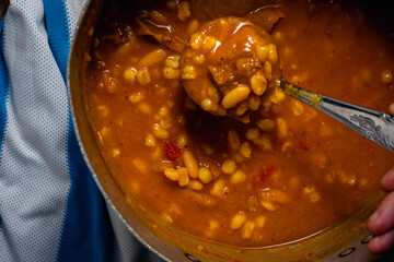 Wall Mural - Locro traditional and typical Argentine food for national holidays