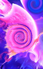 Wall Mural - Abstract and cool background of the universe explosion