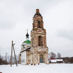 Orthodox church in the process of restoration