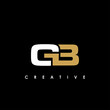 GB Letter Initial Logo Design Template Vector Illustration
