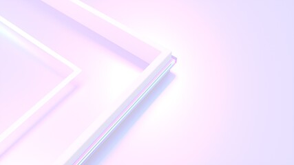 Poster - Smart glow abstract background with light effects . Awesome screen wallpapers. modern future geometric style illustrations. 3d rendering
