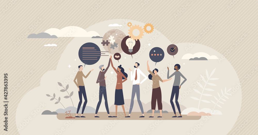Community engagement as public social question discussion tiny person ...