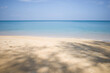 © manachai - Beautiful scene of beach and white sand background