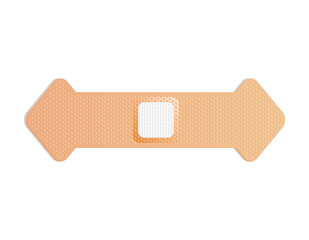 medical plaster. adhesive bandage or sticking plaster. medical band aids protection patch for first 