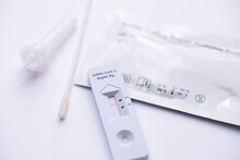 Sars Cov 2 Rapid Antigen Test Nasal Kit. Self Test. Test At Home. Corona, Covid 19. High Quality Photo