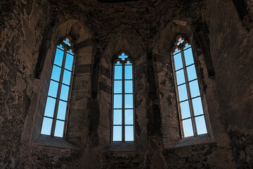 Wall Mural - Interior of Beckov castle ruins, Slovakia